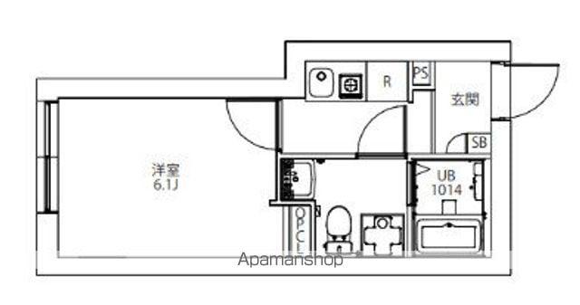 CITY WALK永福町(1K/4階)の間取り写真