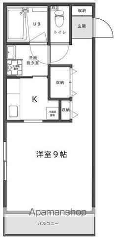 PASTEQUE MELONE(1K/2階)の間取り写真