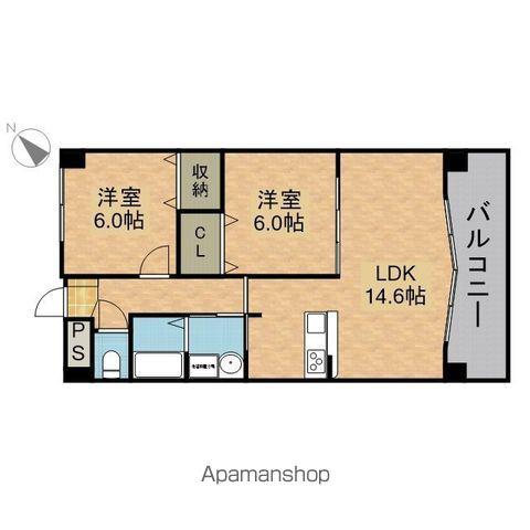 ヴェーネ・グラッツェ(2LDK/1階)の間取り写真