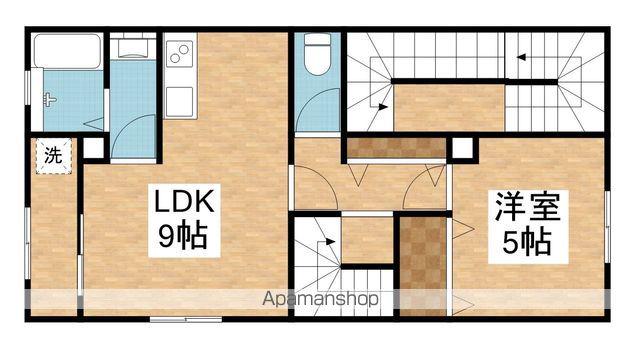グラン・フォルトナ(1LDK/2階)の間取り写真