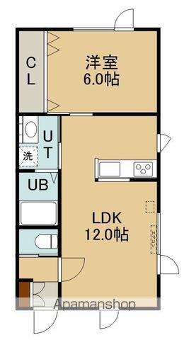 アンジェリカエール(1LDK/2階)の間取り写真