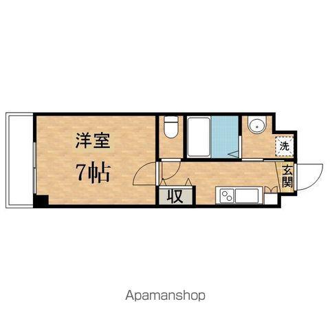 リジェールせきば(1K/7階)の間取り写真