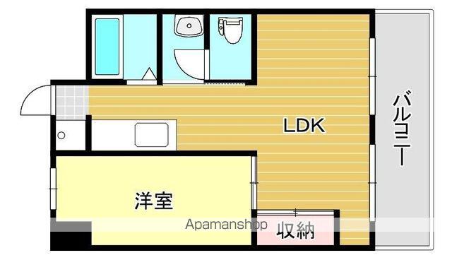 ステラ向野(1LDK/3階)の間取り写真