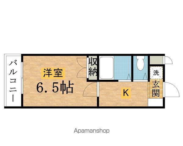 ベル永寿(1K/3階)の間取り写真