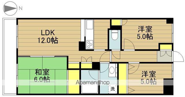 メゾンサファイア(3LDK/1階)の間取り写真