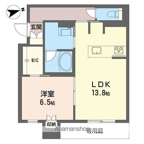 ソフィーガーデン(1LDK/1階)の間取り写真