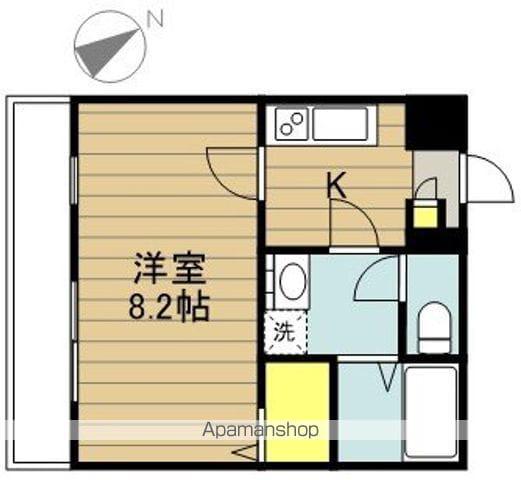 リブリ・モンテーニュ(1K/1階)の間取り写真