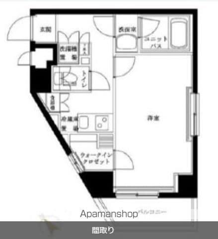 ルーブル椎名町(1K/5階)の間取り写真