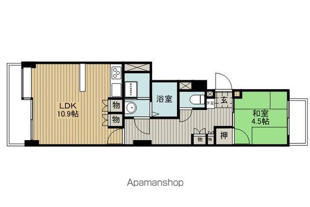 プレステージ諏訪湖(1LDK/3階)の間取り写真