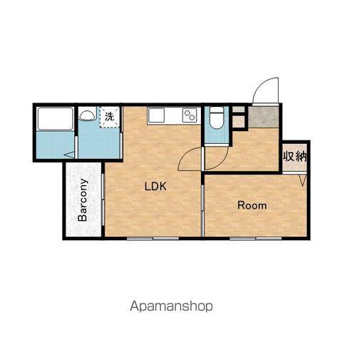AREGRIA泉佐野サウス(1LDK/3階)の間取り写真