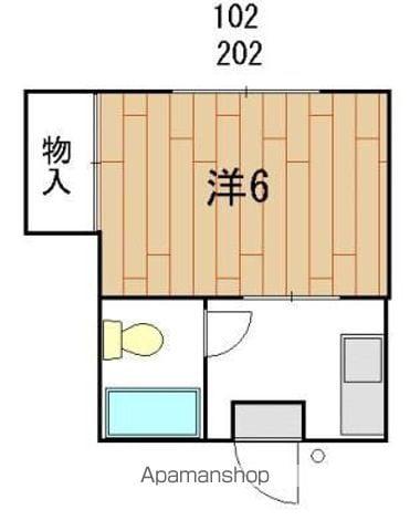 カーサ西荻(1K/2階)の間取り写真
