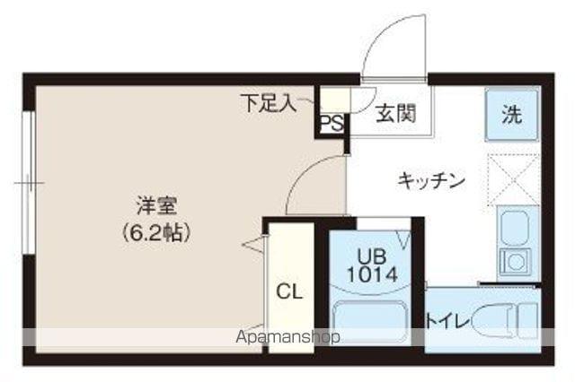 レピュア蓮根レジデンスⅡ(1K/4階)の間取り写真