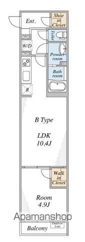 リブリ・ゆうやⅥ(1LDK/3階)の間取り写真
