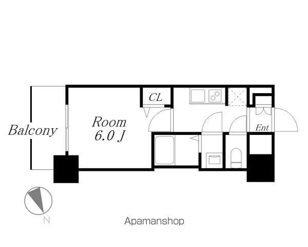 アドバンス名古屋シュテルン(1K/7階)の間取り写真