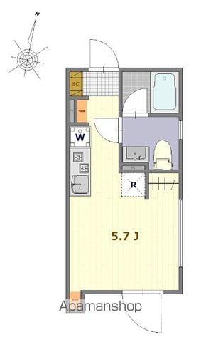 MDM西巣鴨(ワンルーム/2階)の間取り写真
