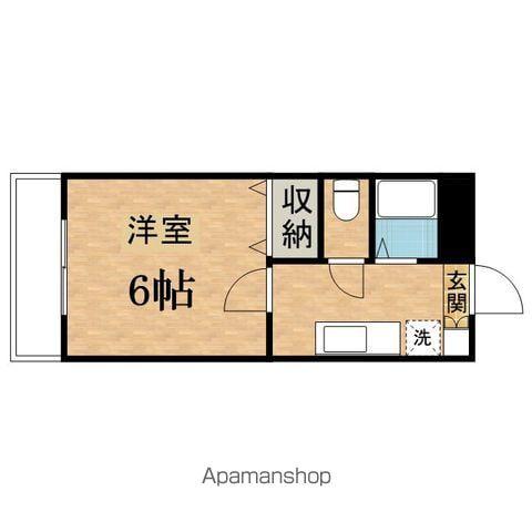 ハイムロアール(1K/1階)の間取り写真