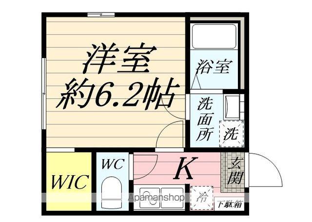 桜HILL.S(1K/2階)の間取り写真