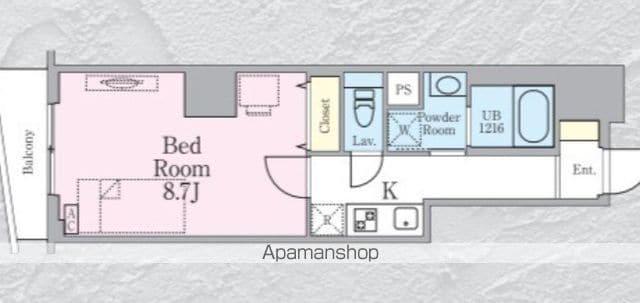 東武伊勢崎・大師線 東向島駅 徒歩5分 11階建 築2年(1K/7階)の間取り写真