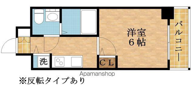 エスリード大阪城(1K/10階)の間取り写真