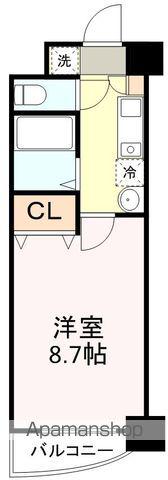 LA DOUCEUR宮町(1K/5階)の間取り写真