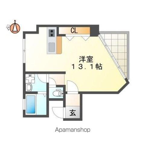 モナガーデニング(1LDK/2階)の間取り写真