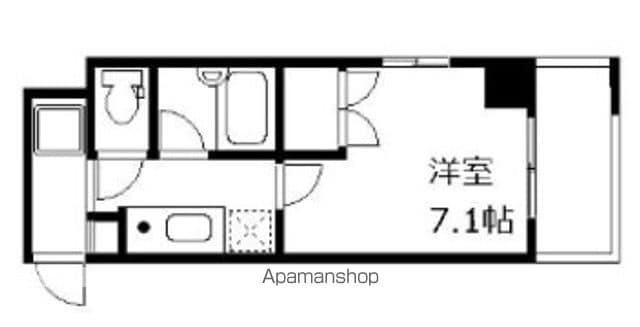 メインステージ秋葉原駅前(1K/5階)の間取り写真