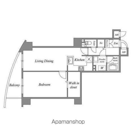 オーパスホームズ白山(1LDK/5階)の間取り写真