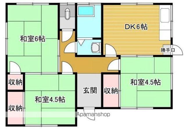 予讃線 伊予西条駅 徒歩28分 1階建 築43年(3DK)の間取り写真