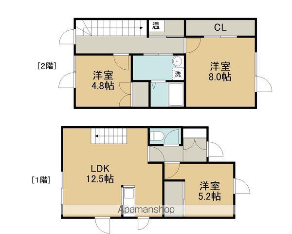 SUN ECO GARDEN M-2(3LDK/1階)の間取り写真
