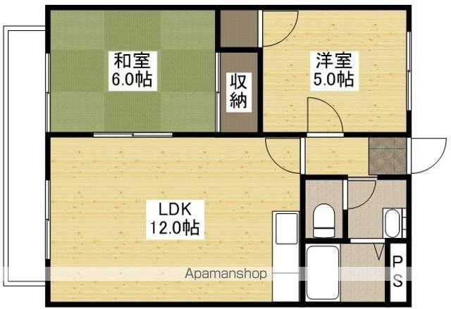 グリーンゲーブル(2LDK/2階)の間取り写真