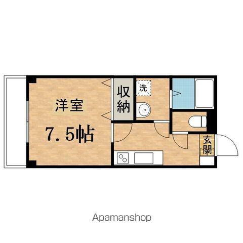 カーサレオーネ(1K/1階)の間取り写真