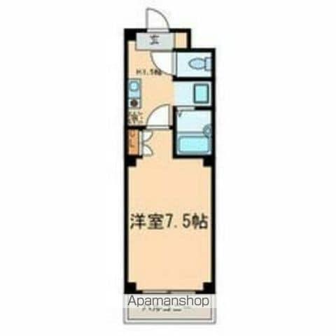 エクセレント栄光(1K/3階)の間取り写真