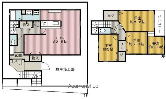 大阪モノレール本線 少路駅(大阪モノレール) 徒歩13分 2階建 築9年(3SLDK)の間取り写真