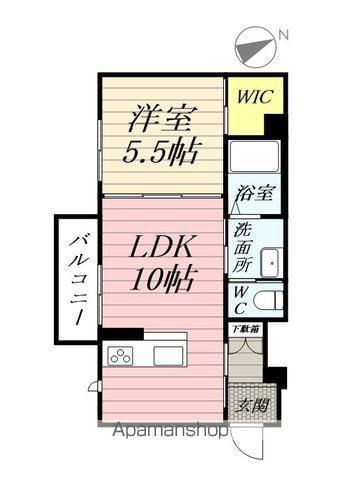 ステラYJS(1LDK/2階)の間取り写真