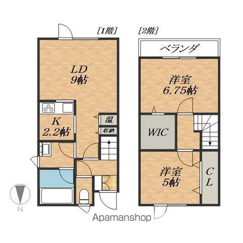 ＦＩＴ　ＨＯＵＳＥ２(2LDK)の間取り写真