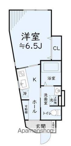 MAISON DE CHATON(1K/1階)の間取り写真