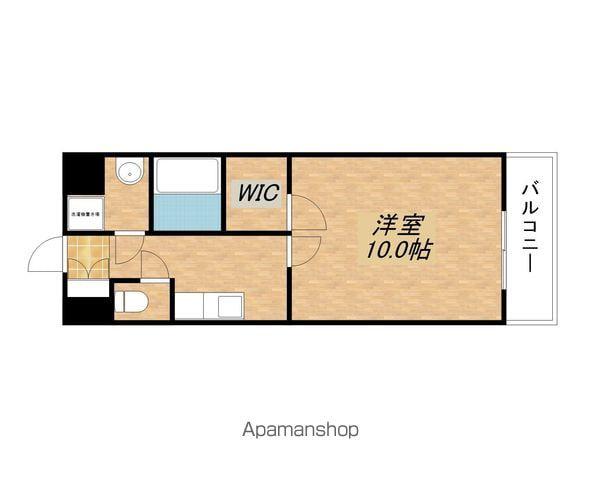 ブリリアントコナン(1K/1階)の間取り写真