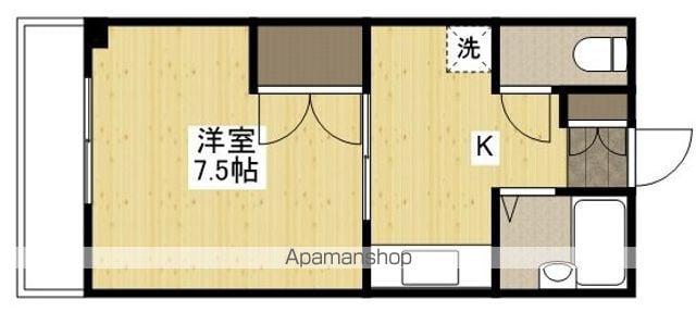 レジデンス・イン・ミユキ(1K/2階)の間取り写真
