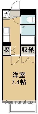 プチメゾンⅡ(1K/2階)の間取り写真