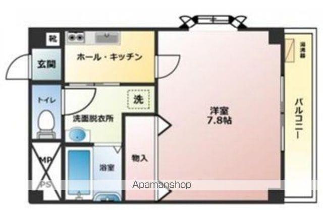 パレプルミエ(1K/2階)の間取り写真