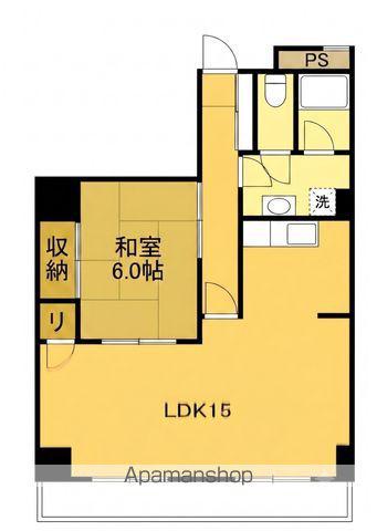 十三番丁ホームズ(1LDK/3階)の間取り写真