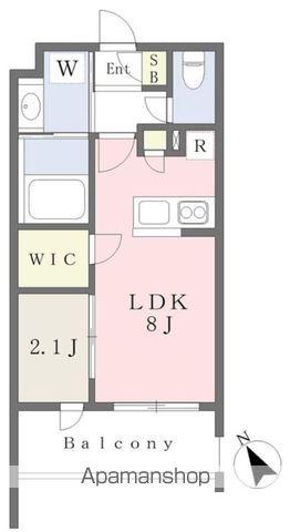 ラクラス箱崎宮前(1LDK/5階)の間取り写真