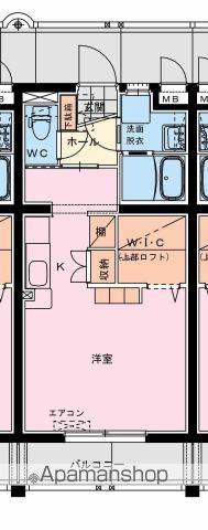 オーシャンハイツ弐番館(ワンルーム/2階)の間取り写真