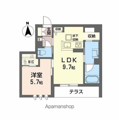 シャーメゾンエスペランサ都島Ⅱ(1LDK/1階)の間取り写真