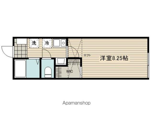 ベルトピア秋田4A(1K/1階)の間取り写真