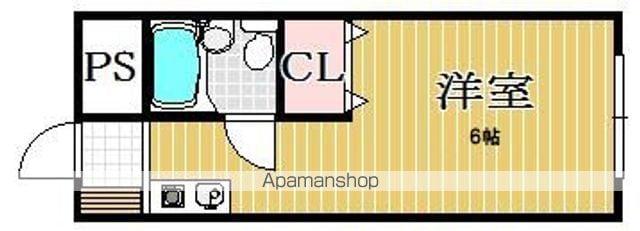ラフォンテ杉本町(1K/4階)の間取り写真