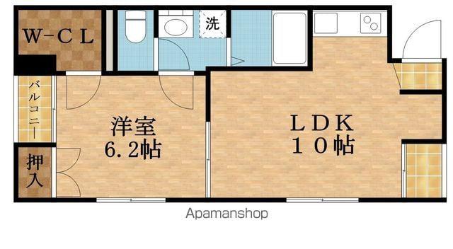 メゾン・ド・リベルテ1(1LDK/3階)の間取り写真