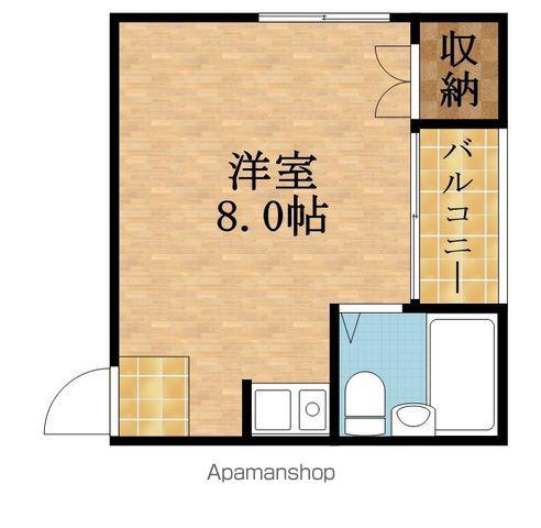 メゾンドリベルテ2(ワンルーム/2階)の間取り写真