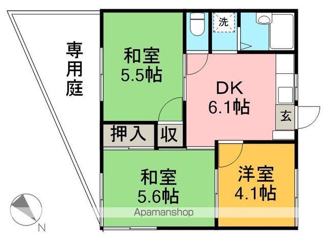 さくらハイツ(3DK/1階)の間取り写真
