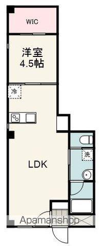 クロエ石田(1LDK/1階)の間取り写真
